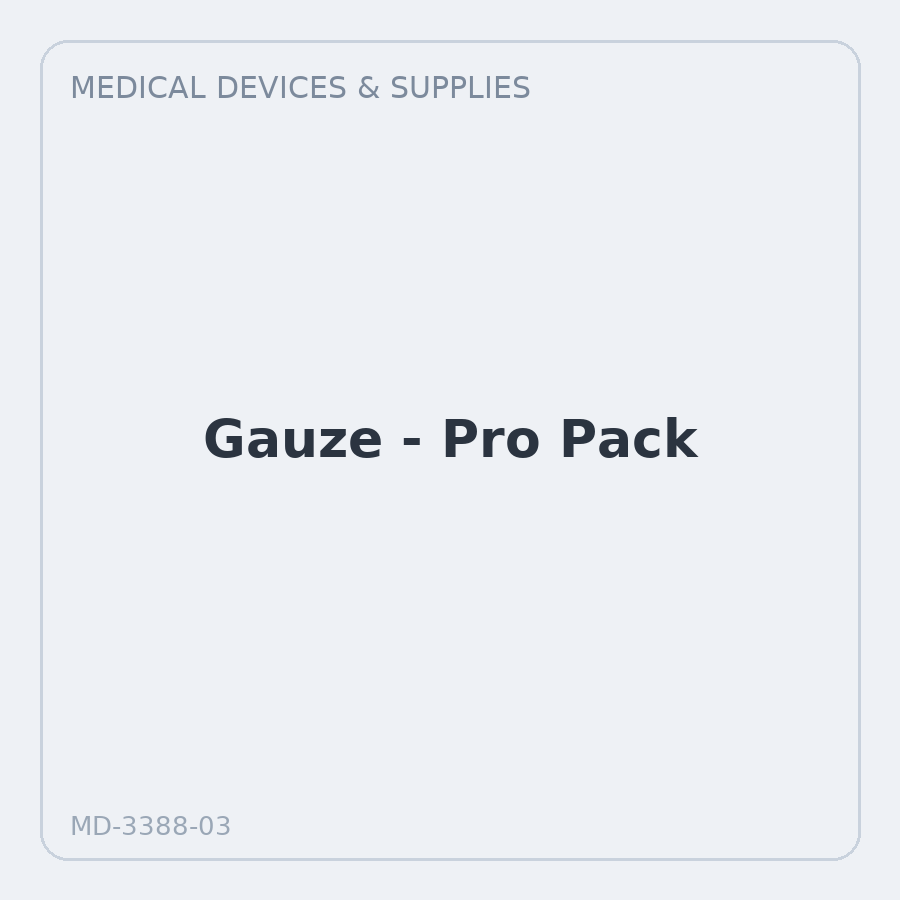 Gauze - Pro Pack