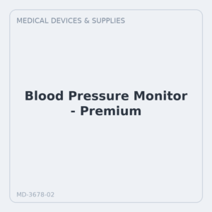 Blood Pressure Monitor - Premium