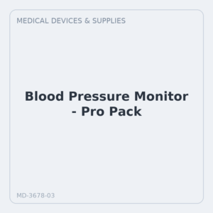 Blood Pressure Monitor - Pro Pack