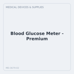 Blood Glucose Meter - Premium