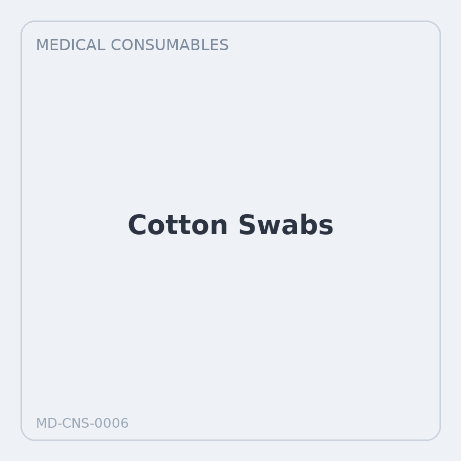 Cotton Swabs