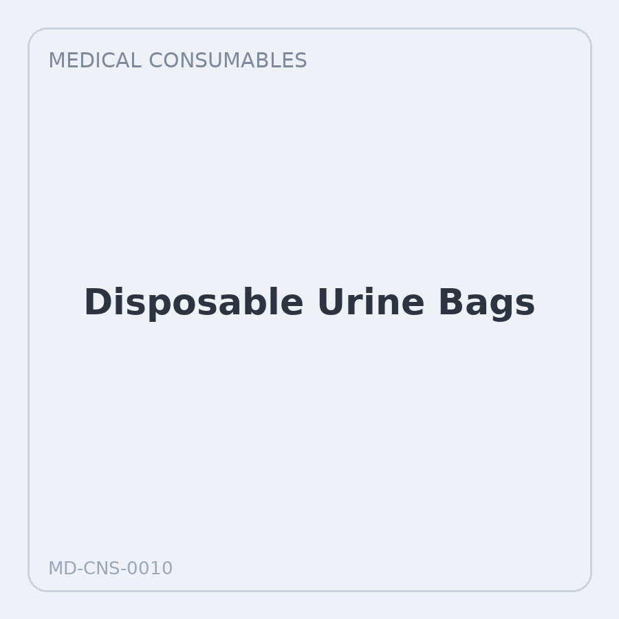 Disposable Urine Bags