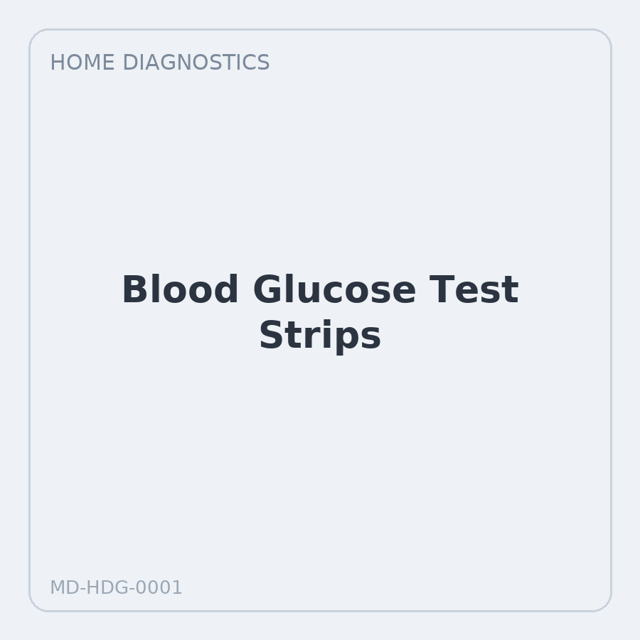 Blood Glucose Test Strips