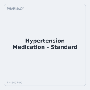 Hypertension Medication - Standard