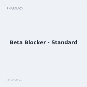 Beta Blocker - Standard