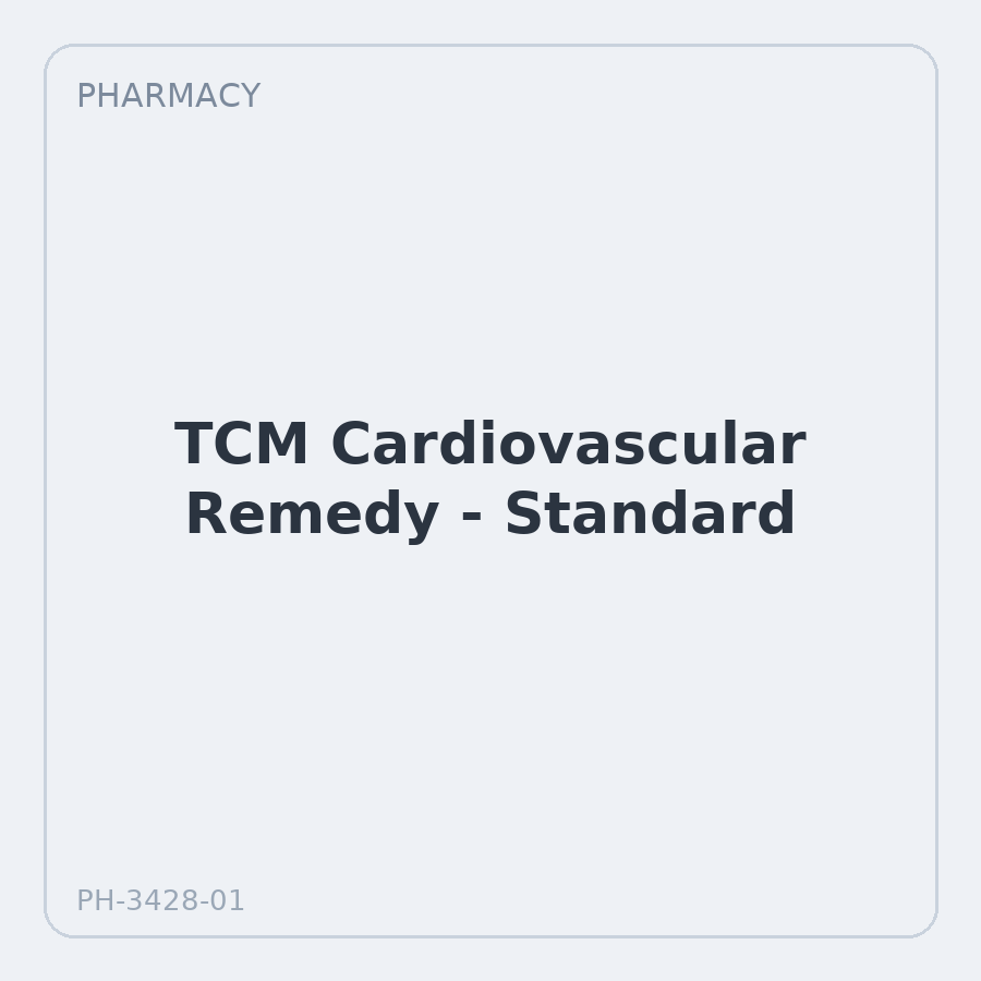 TCM Cardiovascular Remedy - Standard