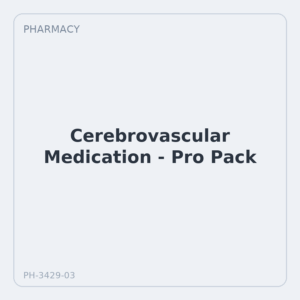 Cerebrovascular Medication - Pro Pack