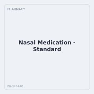 Nasal Medication - Standard