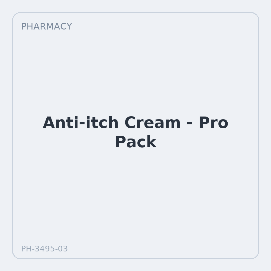 Anti-itch Cream - Pro Pack