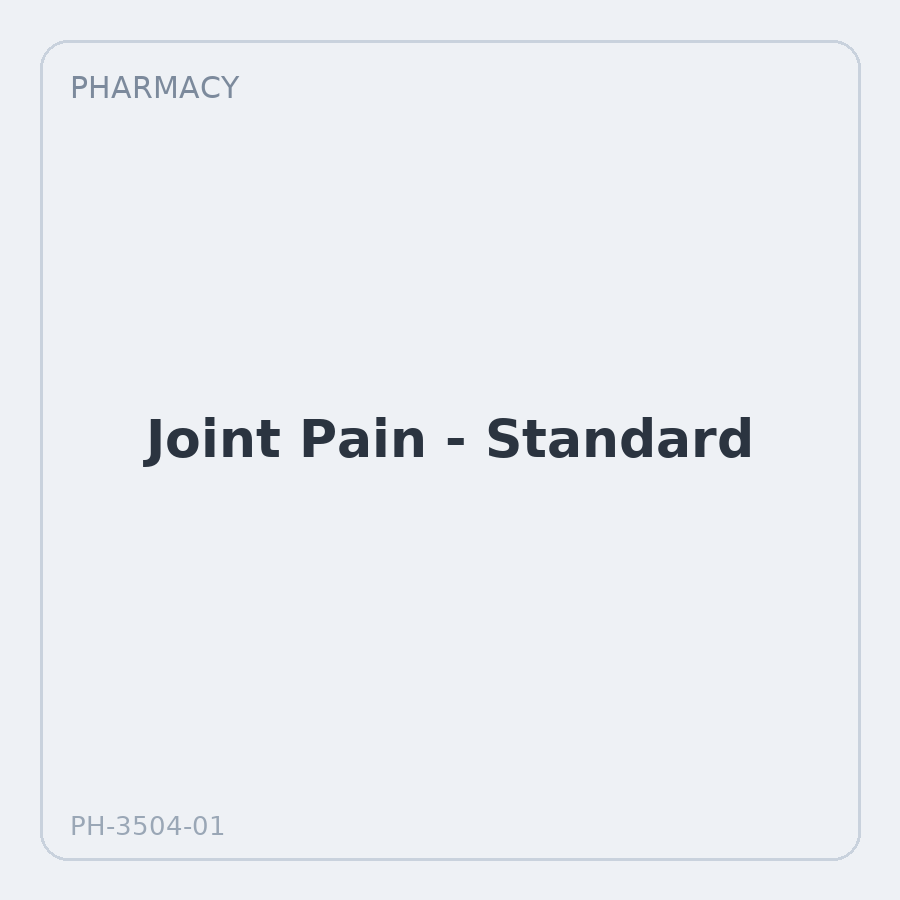 Joint Pain - Standard