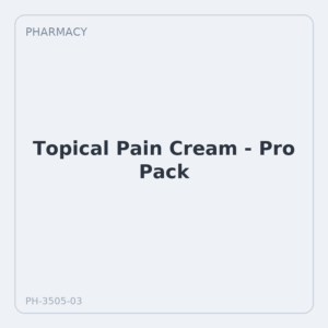 Topical Pain Cream - Pro Pack