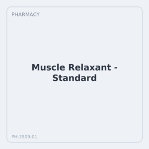 Muscle Relaxant - Standard