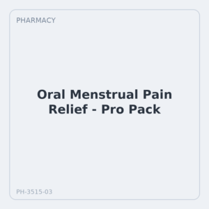 Oral Menstrual Pain Relief - Pro Pack