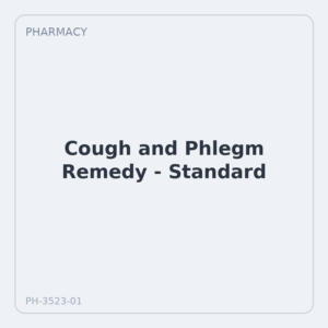 Cough and Phlegm Remedy - Standard