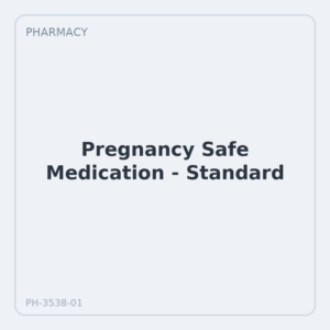 Pregnancy Safe Medication - Standard