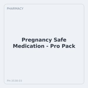 Pregnancy Safe Medication - Pro Pack