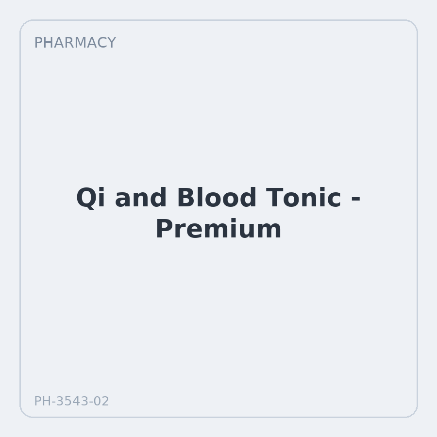 Qi and Blood Tonic - Premium