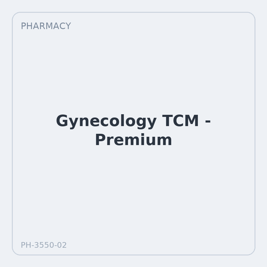 Gynecology TCM - Premium