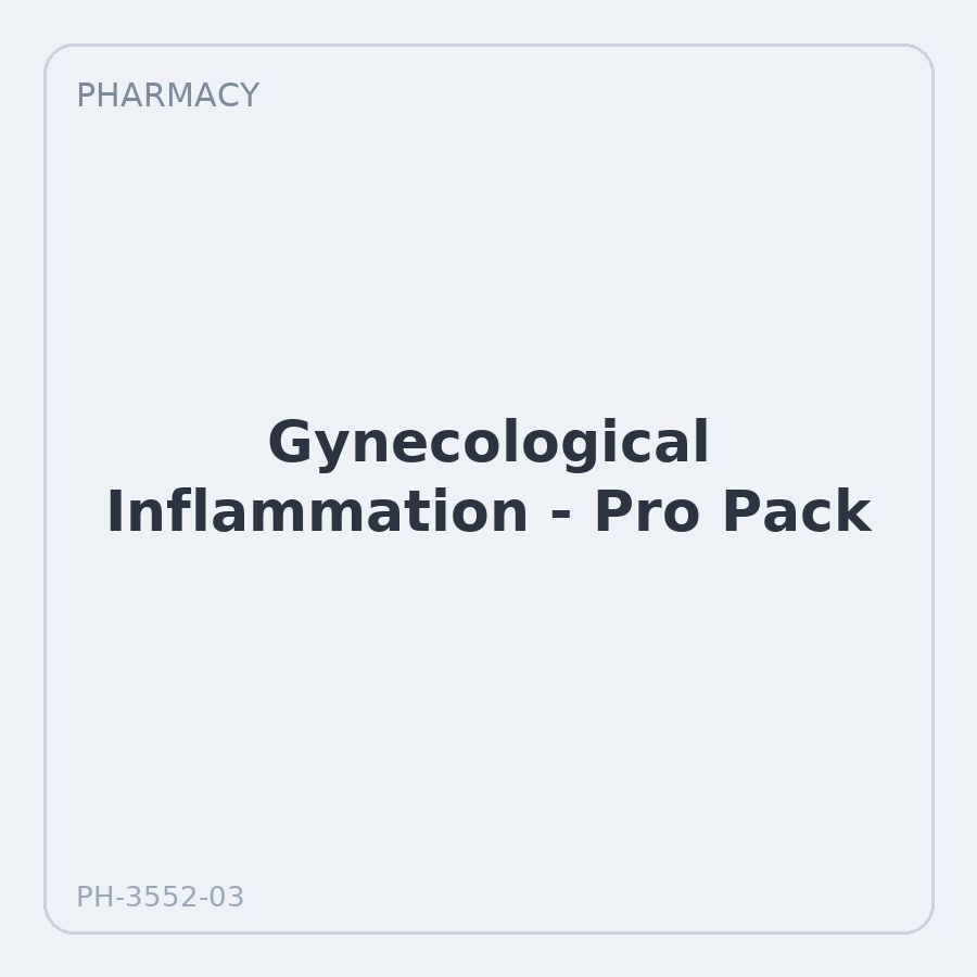 Gynecological Inflammation - Pro Pack