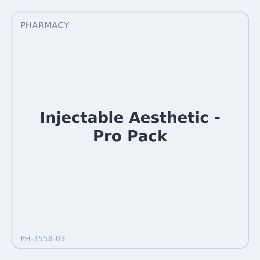 Injectable Aesthetic - Pro Pack