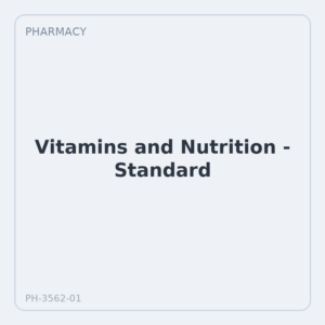 Vitamins and Nutrition - Standard