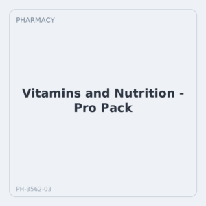 Vitamins and Nutrition - Pro Pack