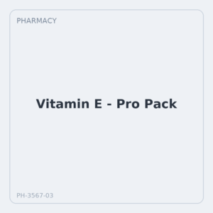 Vitamin E - Pro Pack