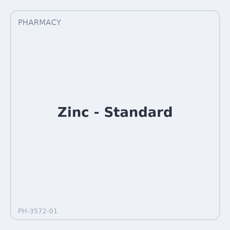 Zinc - Standard