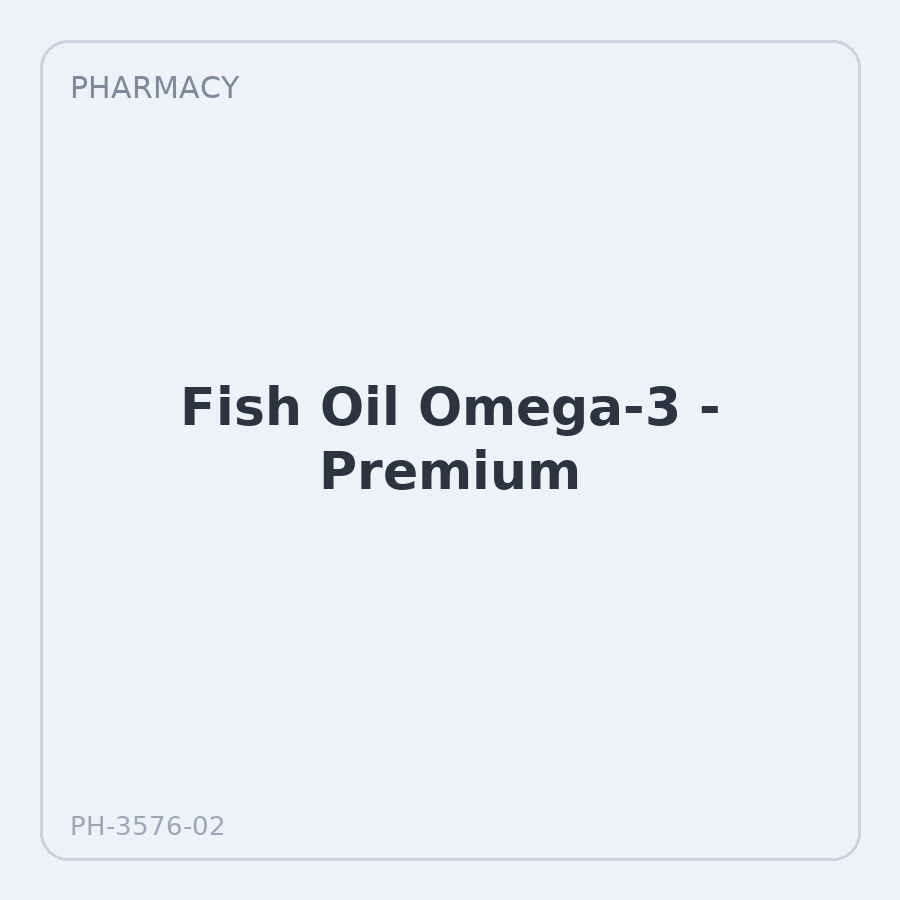 Fish Oil Omega-3 - Premium