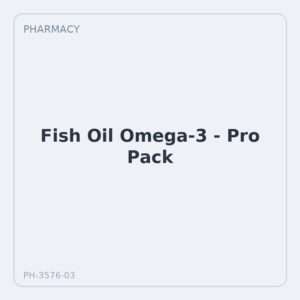 Fish Oil Omega-3 - Pro Pack