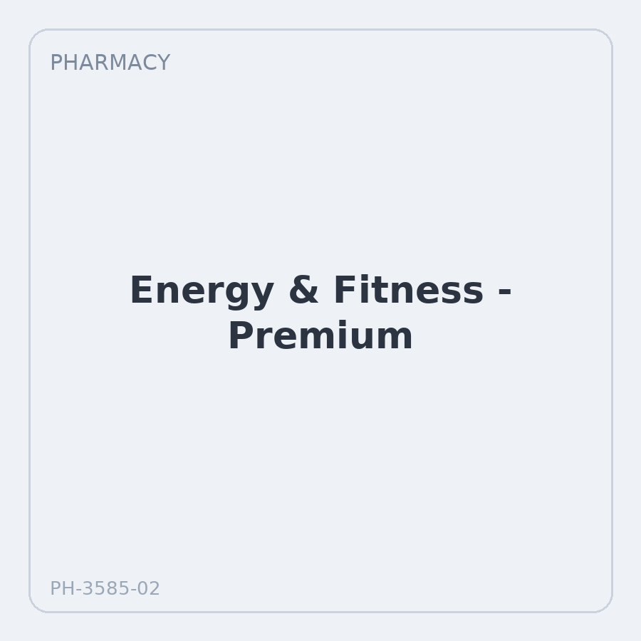 Energy & Fitness - Premium