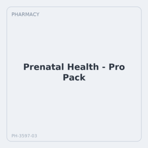Prenatal Health - Pro Pack