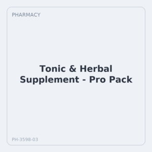 Tonic & Herbal Supplement - Pro Pack