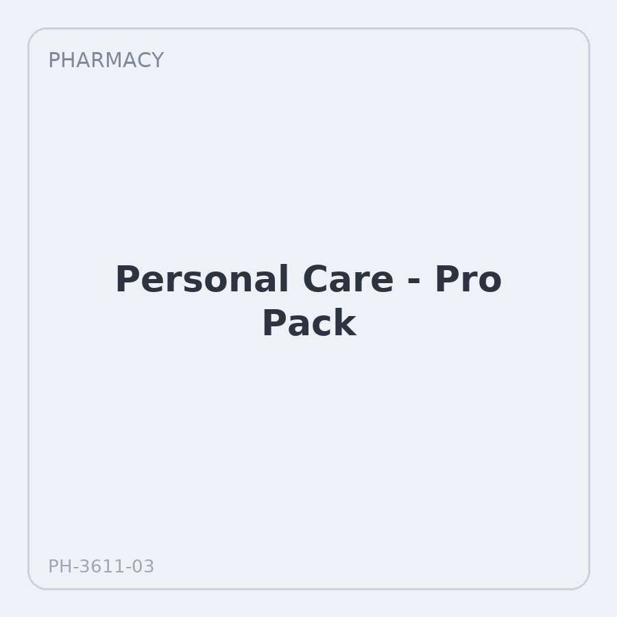 Personal Care - Pro Pack