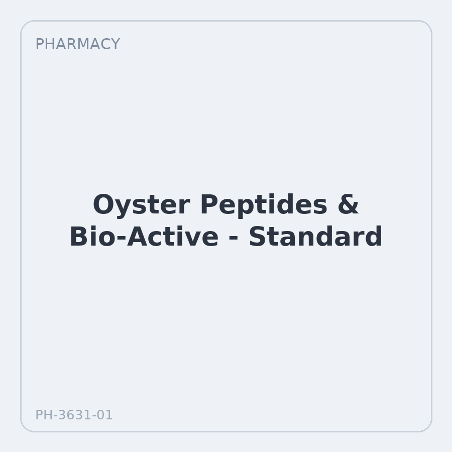 Oyster Peptides & Bio-Active - Standard